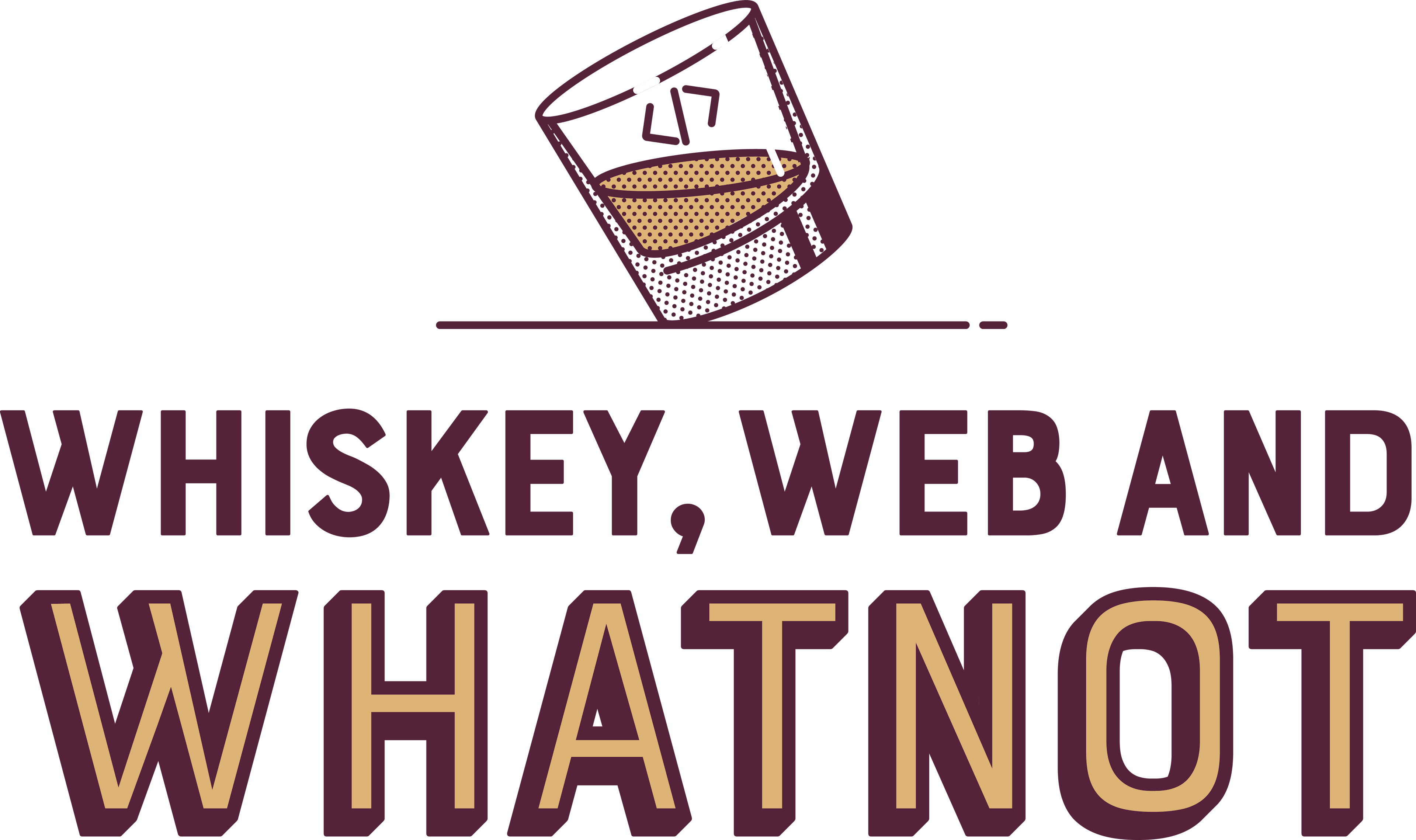 Whiskey Web and Whatnot Logo